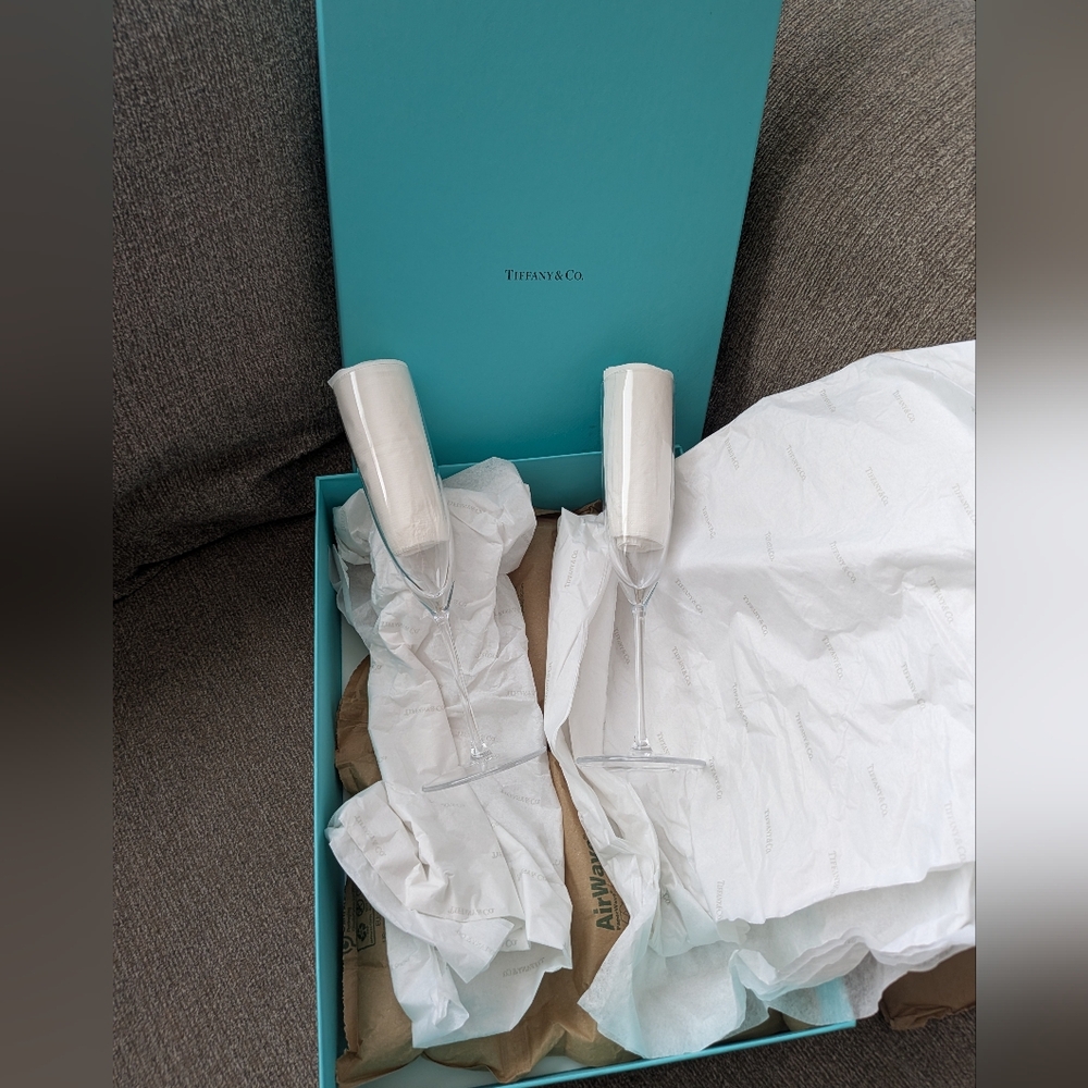 Tiffany & Co Champagne Flutes